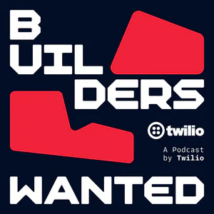 Text Builders Wanted and Twilio logo on a dark background